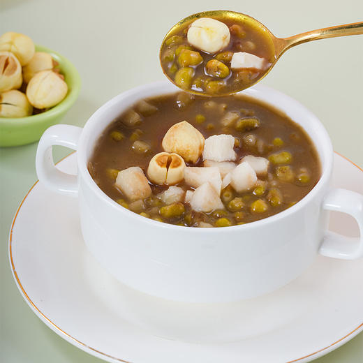 宝之素陈皮莲子红豆沙绿豆沙195g 商品图3