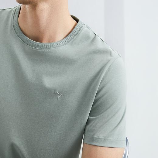 【冰氧吧】柒牌凉感短袖T恤男2024夏季新款圆领透气时尚休闲上衣	126T72010 商品图2