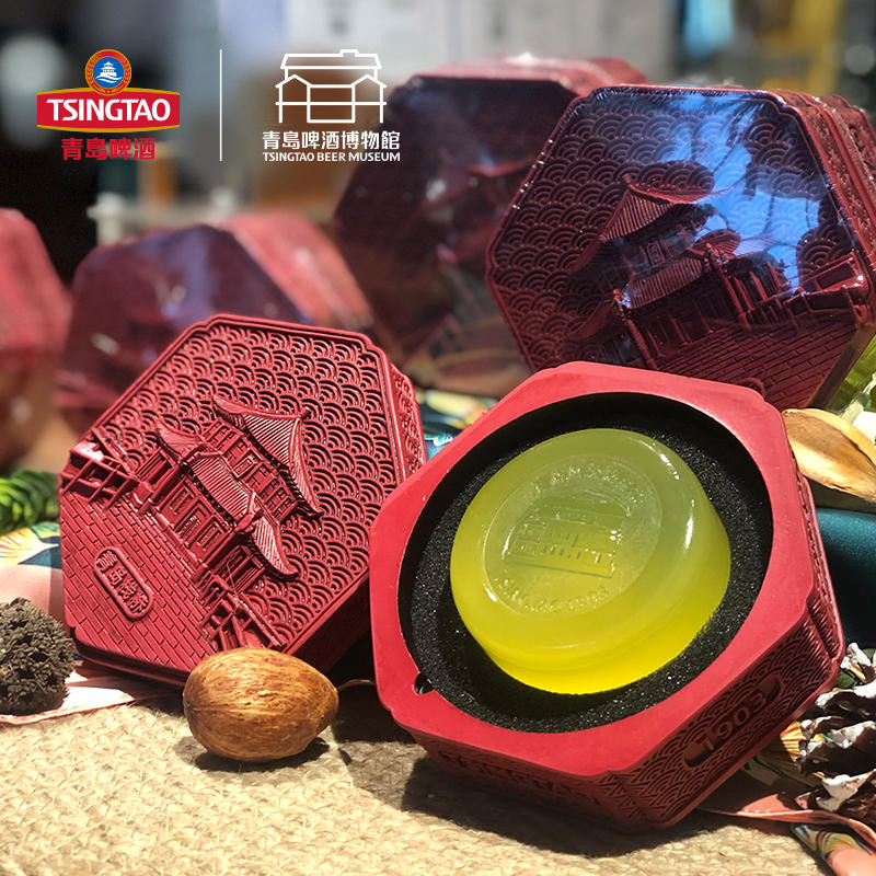#新品#青岛啤酒博物馆 漆盒酵母精油皂 青岛啤酒 官方文创