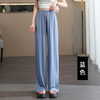新品福利【看得见的“垂坠顺滑”抗皱易打理！】防晒冰丝阔腿裤女，轻松凉爽，优雅自在。夏季速干居家卫裤，百搭休闲，简约时尚。宽松舒适，运动随意；直筒设计，修饰美腿。九分长度，展现婀娜身姿！_ZSY 商品缩略图8