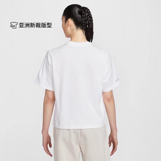 Nike/耐克夏季女子运动训练宽松透气休闲短袖T恤针织衫FQ6601-101 商品图3