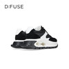 D:FUSE迪芙斯秋季新款可可面包休闲鞋拼接镂空底超轻厚底阿甘鞋DF41112161 商品缩略图6