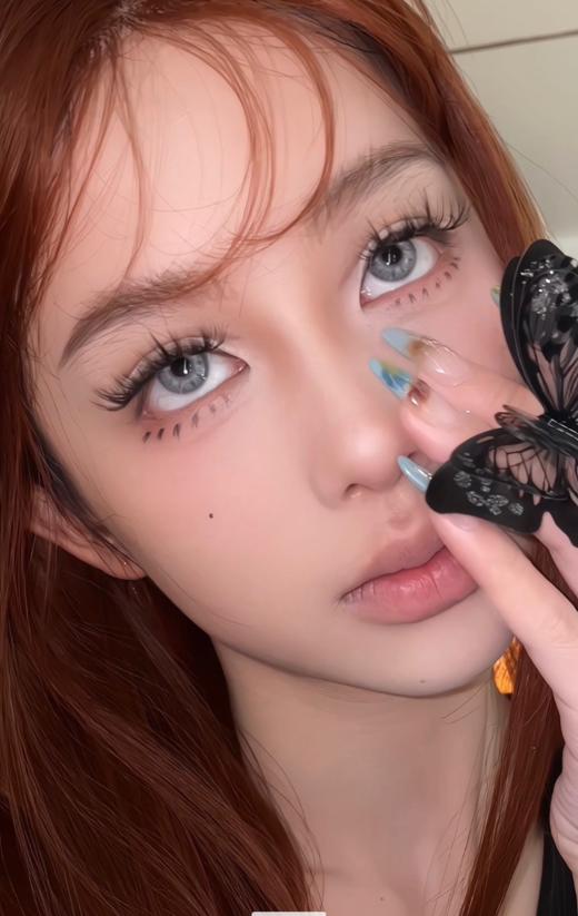 Leenscolor 年抛 斯曼冰川灰 14.0mm 美瞳两片装 妈生混血灰瞳 商品图1