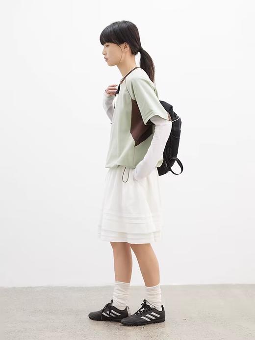 步履不停/4A18084C/山系户外运动休闲透气复古针织短袖T恤 商品图2