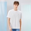 【液氨纯棉】柒牌男士短袖T恤夏季新款时尚字母满印休闲圆领上衣	126T71820 商品缩略图1