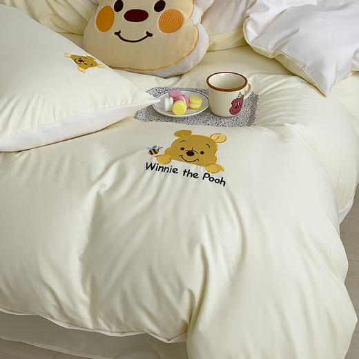 迪士尼A类母婴级刺绣四件套-维尼熊 商品图4