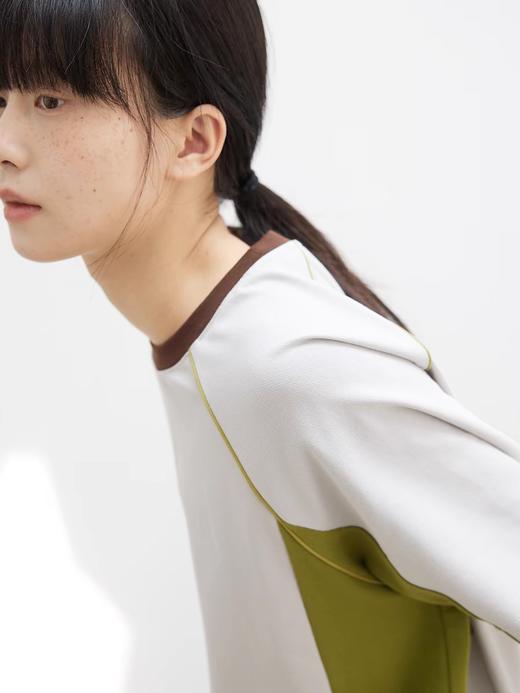 步履不停/4A18084C/山系户外运动休闲透气复古针织短袖T恤 商品图3