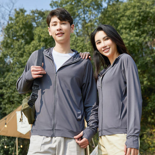 【原纱防晒衣 夏季冰丝防紫外线】针织防晒服男皮肤衣外套 强透气防晒服 防晒不闷热 国庆出游 端午节 商品图2