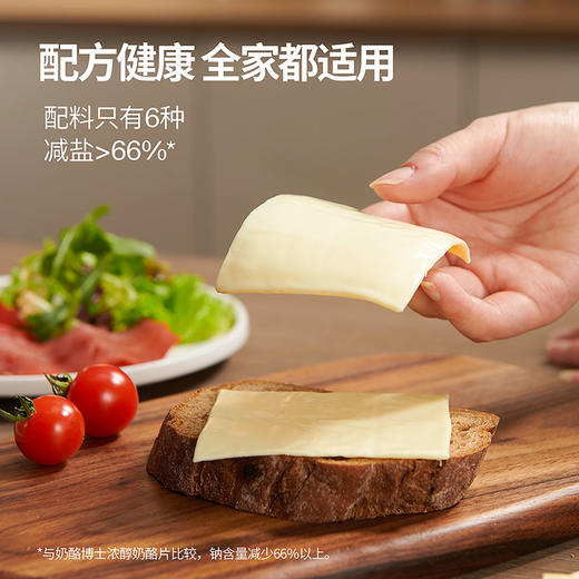 【代发】奶酪博士简盐浓醇奶酪片83g*5袋 商品图3