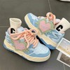 【多巴胺满满❗️小众多巴胺爱心面包鞋】2025新款春夏小众设计，出门不撞鞋，厚底运动鞋学生百搭休闲板鞋L 商品缩略图0