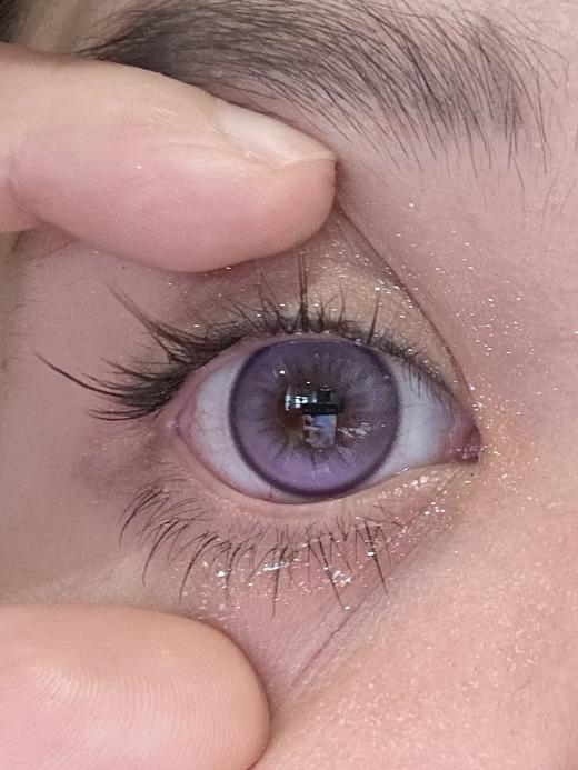 loveiikira半年抛美瞳 紫米 14.2mm 商品图0