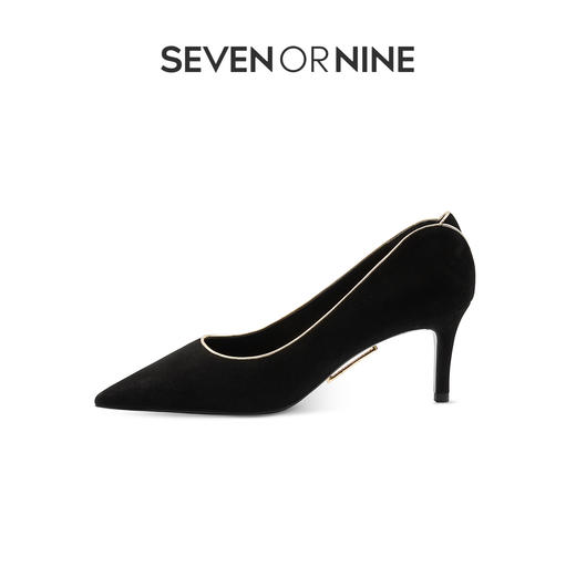 7or9高跟鞋黑标系列黑色郁金香 商品图0