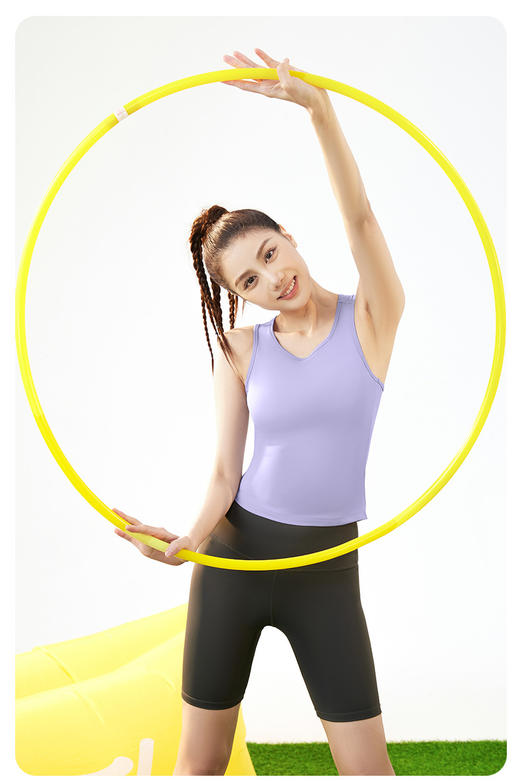 蜜桃瑜伽圆领紧身防走光不跑杯运动背心跑IN优选39 商品图1