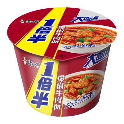 (11878)康师傅一倍半爆椒牛肉桶面 商品图0