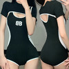 【塑身显瘦❗️新款保守连体泳衣】游泳、温泉、瑜伽一套搞定，遮肉遮肚，各种身材轻松驾驭❗️女款性感时尚温泉保守专业运动游泳衣 商品缩略图3