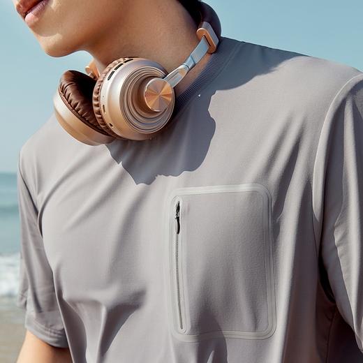 【抗菌】柒牌短袖T恤男2024夏季新款户外休闲高弹速干圆领上衣薄	126T72910 商品图2