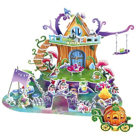 植物大战僵尸2·奇妙时空之旅酷拼插·夜光森林奇妙游  适用年龄7-10岁 商品图1