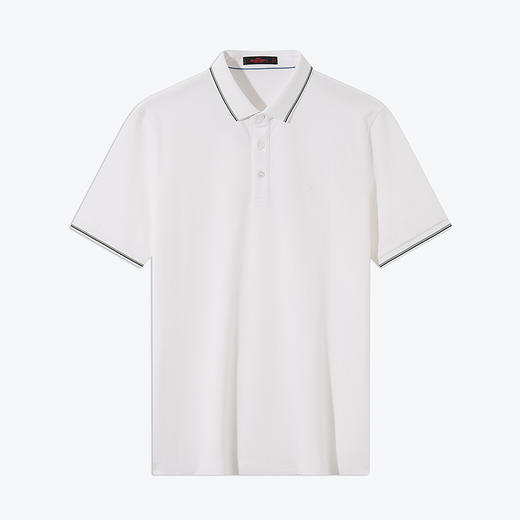 【不变形领】【汗无痕】柒牌男装短袖polo衫男夏季新款时尚休闲中青年翻领T恤	126T70850 商品图4