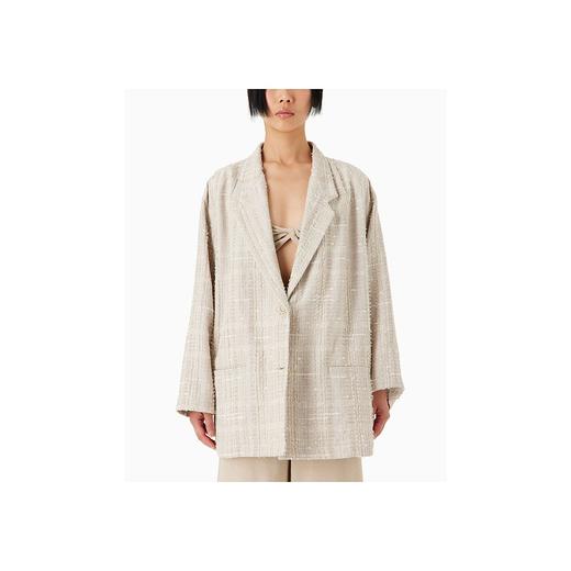 E ARMANI 休闲西服女  3D2B842NFZZ-F126 白色. 商品图1