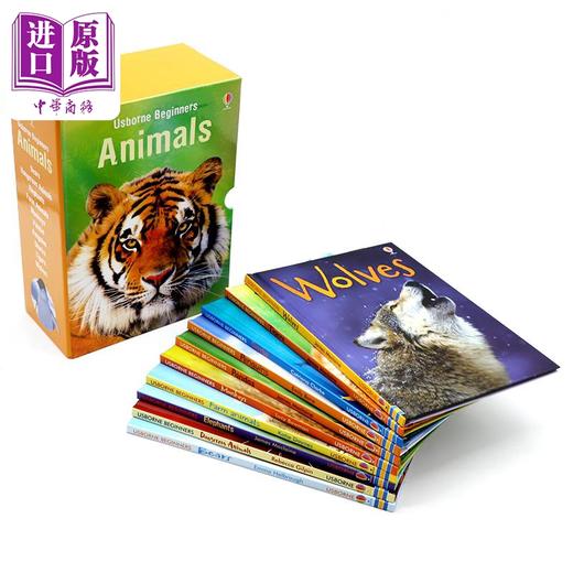 【中商原版】尤斯伯恩初学者系列 动物 10本盒装Usborne Beginners Animals Box Set 10 books英文原版 儿童科普绘本读物 精装 商品图2