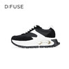 D:FUSE迪芙斯秋季新款可可面包休闲鞋拼接镂空底超轻厚底阿甘鞋DF41112161 商品缩略图4