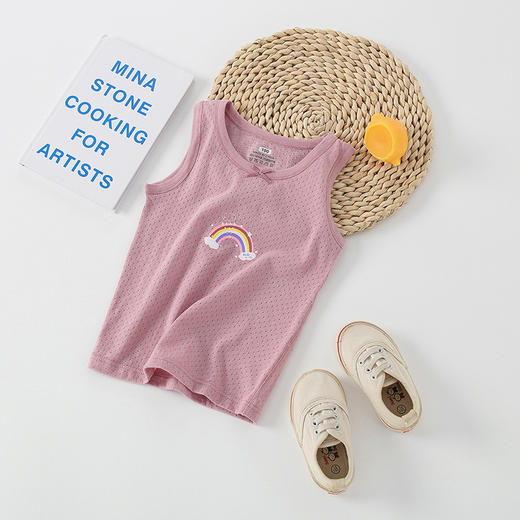 【明星单品！云感守护】女童背心内穿棉儿童无袖婴儿宝宝小背心打底衫女孩中大童夏季薄款 商品图6