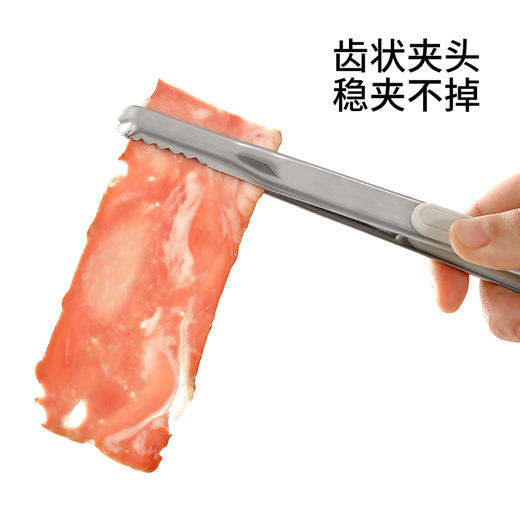 FaSoLa不锈钢剪刀夹子套装多功能烤肉烧烤牛排专用厨房食物剪子 商品图3