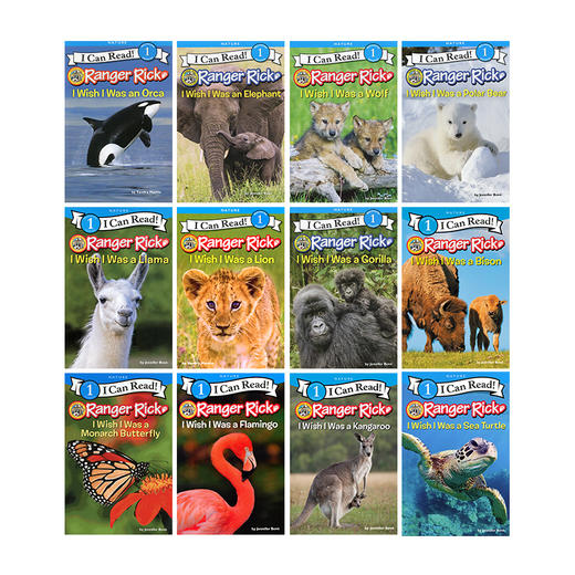 英文原版 Ranger Rick: I Wish I Was 我希望我是 儿童科普杂志动物系列 12册合售 I Can Read系列Level 1阶段 商品图1