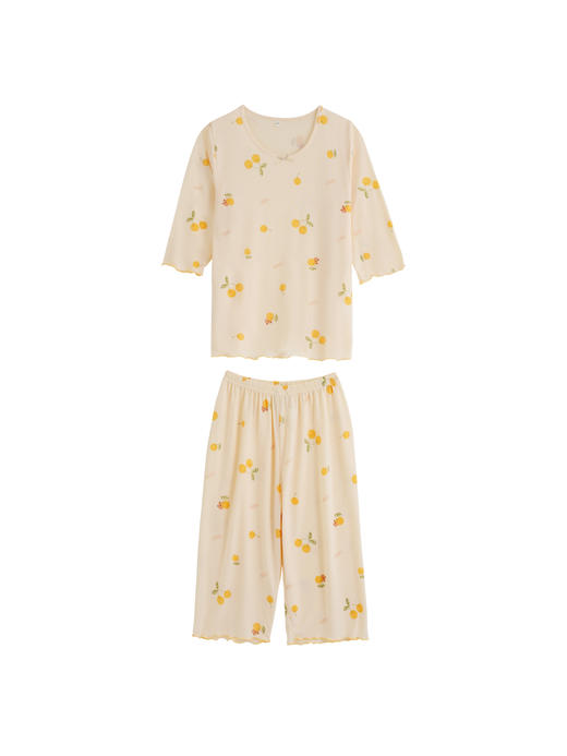 【第二件 0 元｜ 满2件 5 折】【秀黛】女童圆领针织印花空调衫女童夏季睡衣L1440002T【门店同款】【如遇缺货自动退款，介意勿拍】 商品图7