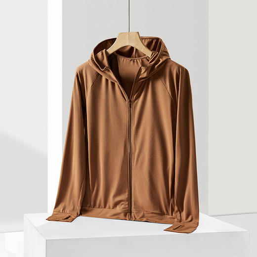 【原纱防晒衣 夏季冰丝防紫外线】针织防晒服男皮肤衣外套 强透气防晒服 防晒不闷热 国庆出游 端午节 商品图9