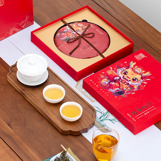 太姥竹下丨2333 白露寿眉 福鼎白茶 茶饼 300g 礼盒装配手提袋 商品图2