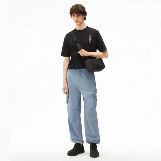 KENZO 高田贤三 男士拉链工装慢跑裤 浅蓝色 FC55 PA533 9CD 62 商品图1