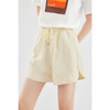 【严选】诗凡黎休闲裤复古轻运动防晒短裤牛筋腰头女2024春夏新款复古时髦SF5150281 商品缩略图3