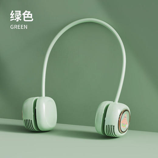 【清凉美学❗️新款口袋挂脖风扇】超轻mini，凉爽不负担❗️3档风力，usb充电迷你小风扇儿童卡通萌宠学生便携式手持户外无叶风扇空调伴侣 商品图4