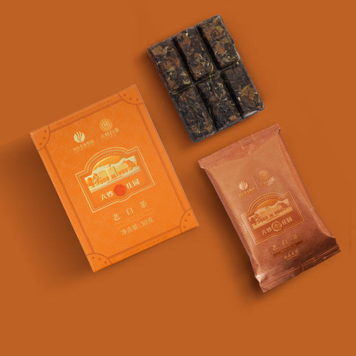 川红茶业&六妙白茶紧压福鼎庄园茶三年寿眉茶叶礼盒送礼30g*8盒 商品图1