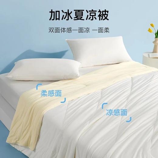 柔柔奶盖夏凉被 双面可盖，一面凉感一面柔感，一家老小都能盖~堪称「为夏天而生」的梦中情被！柔软亲肤💭盖在身上chao轻盈，清凉顺滑，裸感十足～ 商品图8