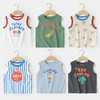 【卡通印花休闲背心】男童纯棉背心夏装夏款童装儿童宝宝小童右欧无袖T恤夏季潮 商品缩略图0