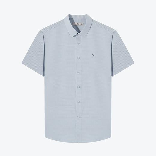 【竹纤维】柒牌男装短袖衬衫男2024夏季新款商务百搭透气翻领衬衣	126A70250 商品图4