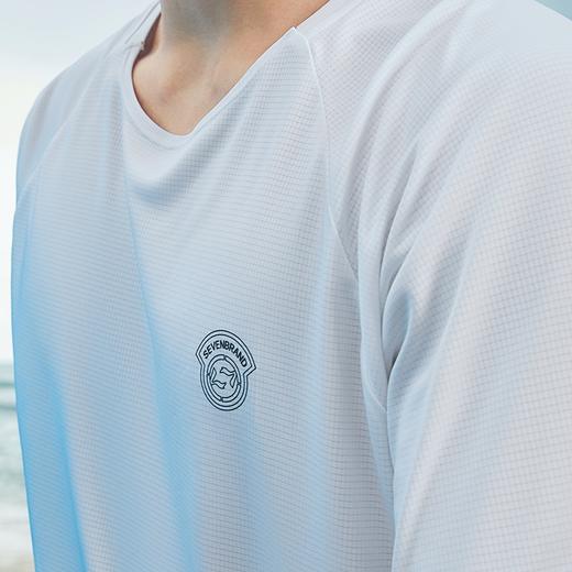 【吸湿速干】柒牌短袖T恤男夏季新款时尚休闲3A抗菌舒适圆领上衣	126T72890 商品图2