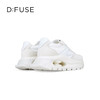 D:FUSE迪芙斯秋季新款可可面包休闲鞋拼接镂空底超轻厚底阿甘鞋DF41112161 商品缩略图3