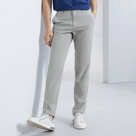 【含麻】柒牌直筒休闲裤男2024春夏新款商务通勤上班修身百搭长裤	126H71680 商品图1