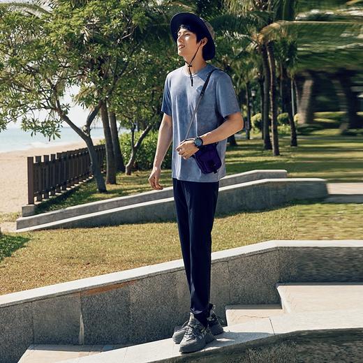 柒牌短袖T恤男2024夏季新款时尚迷彩满印透气网眼休闲圆领体恤衫	126T72940 商品图3