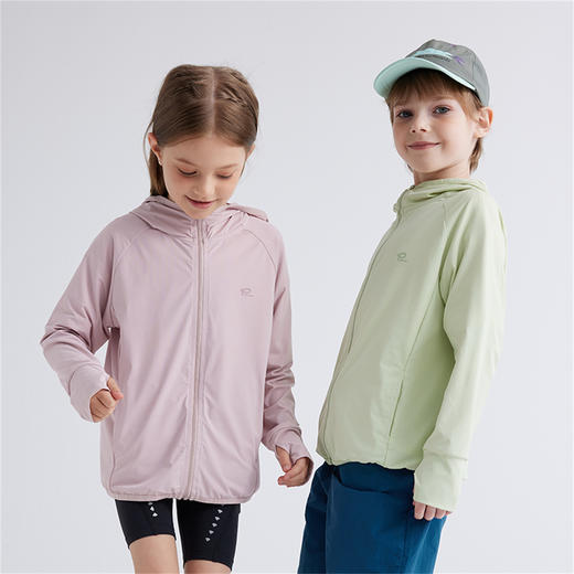 【110-150cm】咕噜日记【原纱凉感防晒新升级 UPF100+】儿童常规版冰皮百搭防晒服 PXW2406 商品图3