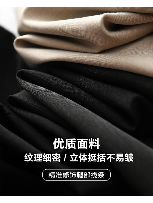 【面料升级！破价仅89元！】哥弟同厂神裤卷土重来！夏季薄款九分直筒西装裤 宽松高腰显瘦职业休闲烟管裤 驾驭各种腿型 通勤必备烟管裤 腿型修容大师 商品图7