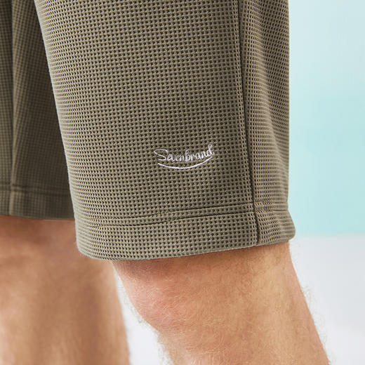 【华夫格】柒牌抽绳休闲裤男2024夏季新款时尚百搭中青年直筒短裤	126H70450 商品图2