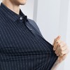 【含桑蚕丝】柒牌条纹polo衫男夏季新款时尚潮流中青年翻领T恤薄	126T70780 商品缩略图2