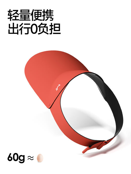 觅雨儿童无感空顶防晒帽（升级）幻影灰 商品图1