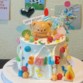 缤纷黄油小熊·低卡糖蛋糕  | Midori