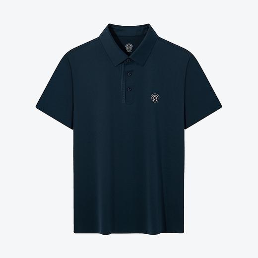 【无缝压胶】柒牌男装短袖POLO衫男夏季新款弹力透气休闲翻领上衣	126T72530 商品图4