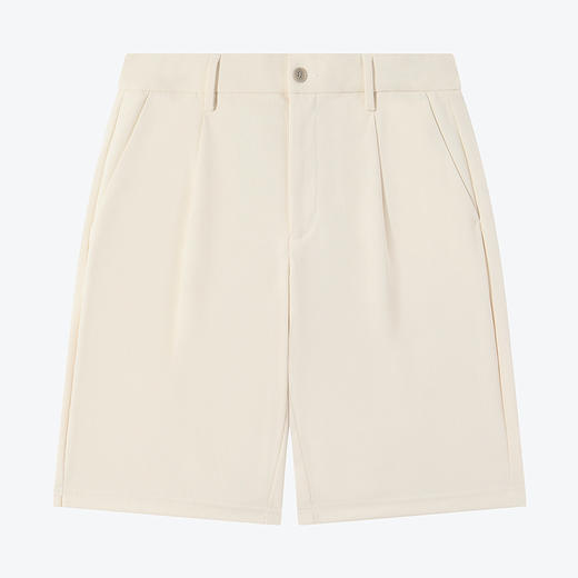 柒牌短裤男士2024夏季新款商务百搭中青年条纹针织直筒休闲男裤子	126H70540 商品图4